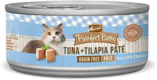 Merrick Purrfect Bistro Tuna/Tilapia Pate 24/5.5 oz {L - 1} 295402 - Cat