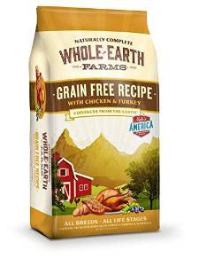 Merrick Whole Earth Farms Grain Free Chicken & Turkey Recipe 25lb {L - 1x} 295341 - Dog