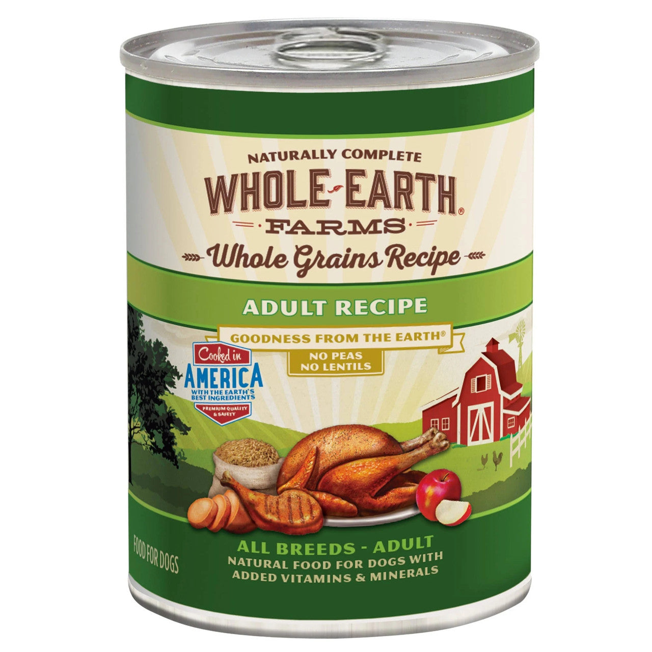 Merrick Whole Earth Farms Whole Grains Adult Recipe 12 / 12.7 oz 022808850021