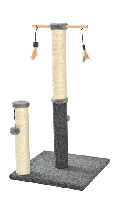Max & Marlow Dual Post & Mobile Cat Scratching Playset 810162076733