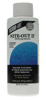 Microbe-Lift Nite-Out II Nitrifying Bacteria Ammonia Detoxifier 4 fl. oz