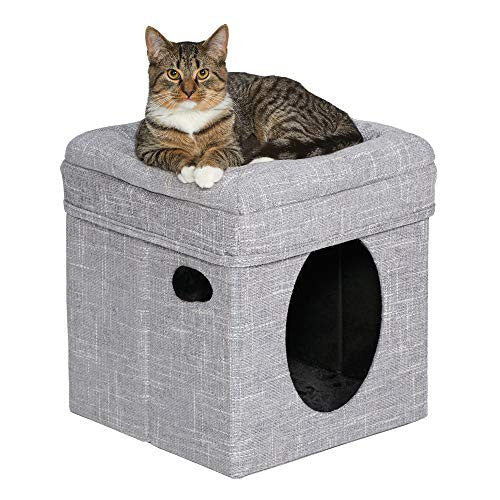Midwest Curious Cat Cat Cube -Silver Mesh {L+1} 277488 027773024897