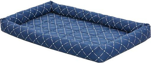 Midwest Quiet Time Ashton Bolster Bed Blue 42’ {L - 1}277435 - Dog
