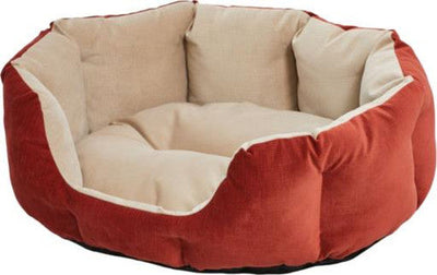 Midwest Quiet Time Deluxe Pet Tulip Bed Russet Small {L + 1} 277484 - Dog