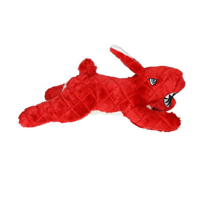 Mighty Angry Animals Rabbit Durable Dog Toy Red 12in