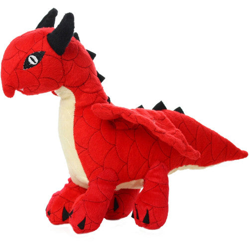 Mighty Dragon Red Pleash Dog Toy