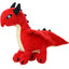 Mighty Dragon Red Pleash Dog Toy