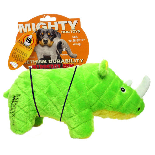 Mighty Safari Rhino Grn - Dog