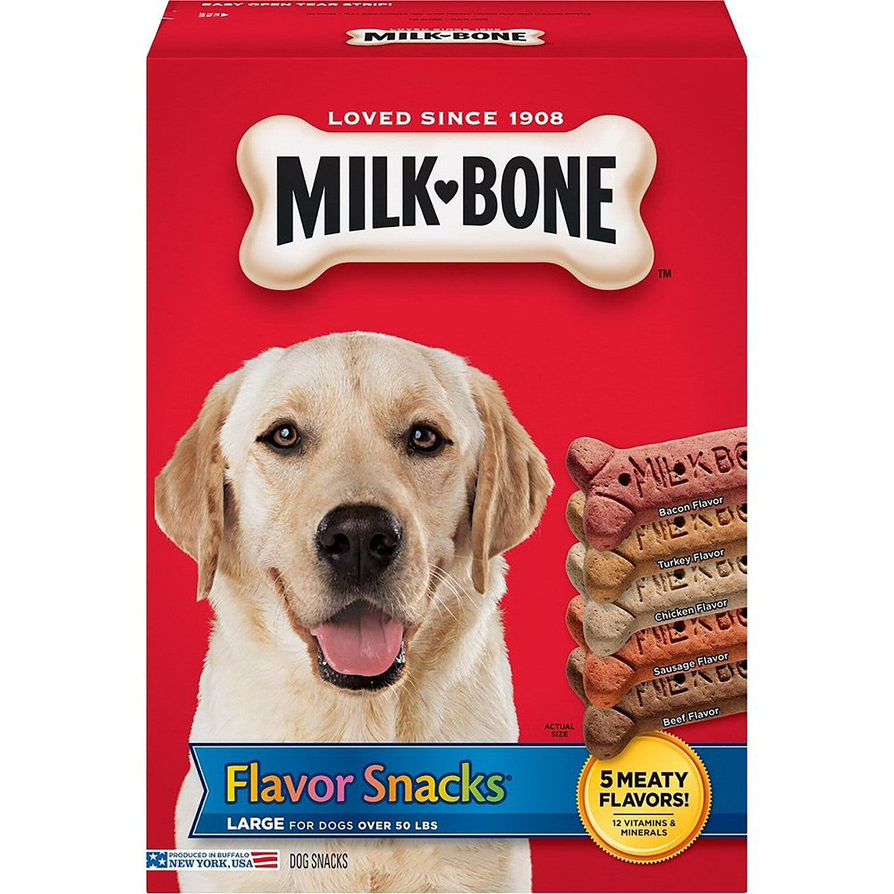 Milk-Bone Flavor Snacks Dog Treats LG 60oz