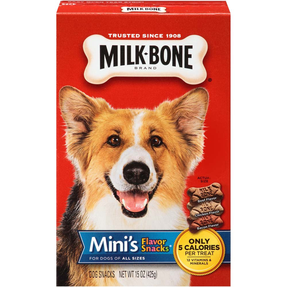 Milk-Bone Flavor Snacks Dog Treats Mini 15oz