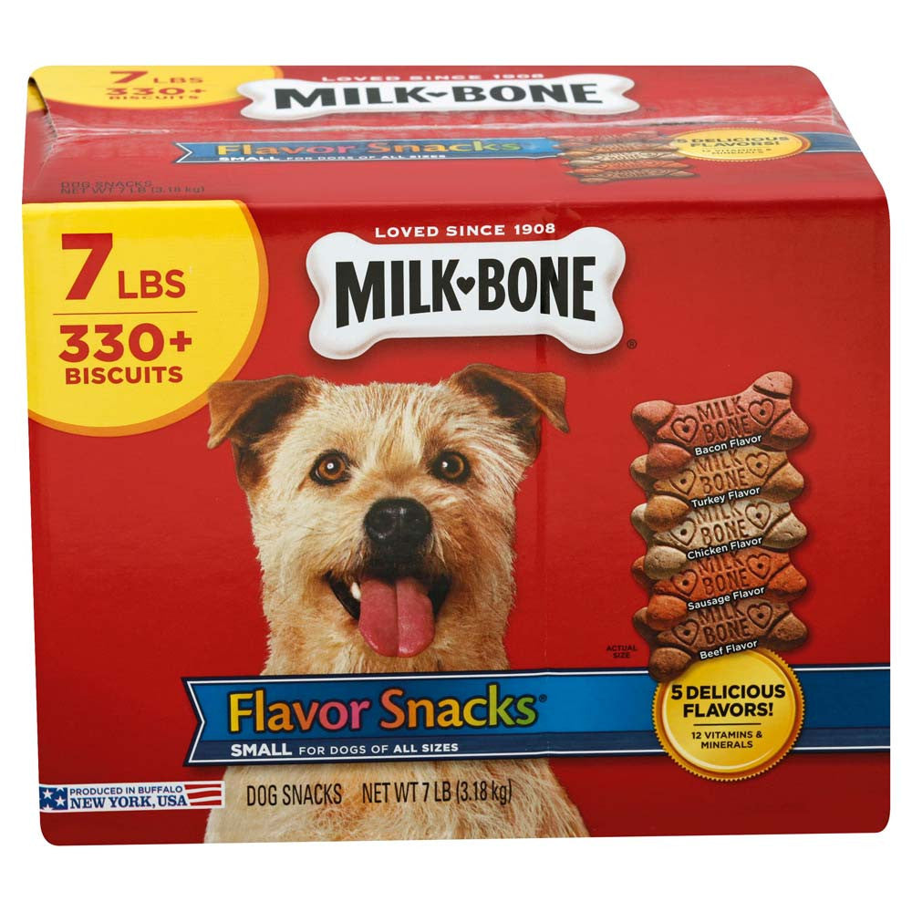 Milk-Bone Flavor Snacks Dog Treats SM/MD 7lb