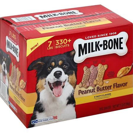 Milk - Bone Peanut Butter Flavor Dog Treats Variety Pack Small/Medium 7lb {L - 1}799616
