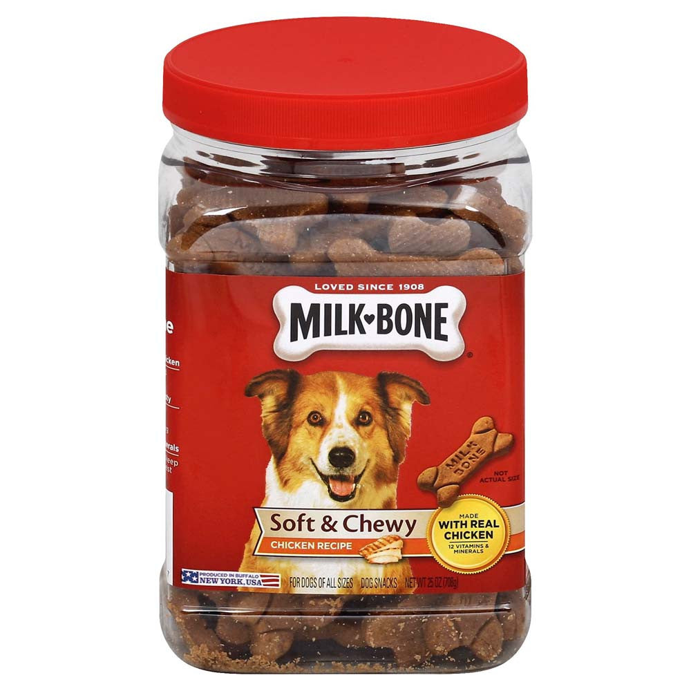 Milk-Bone Soft & Chewy Dog Treats Chicken 25 oz