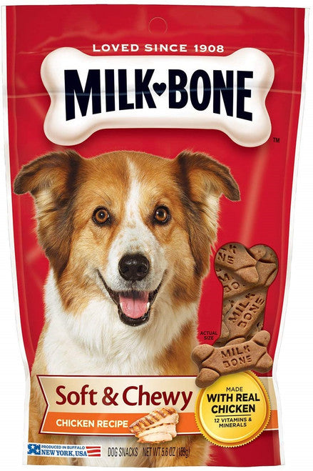 Milk - Bone Soft & Chewy Dog Treats Chicken 5.6 oz