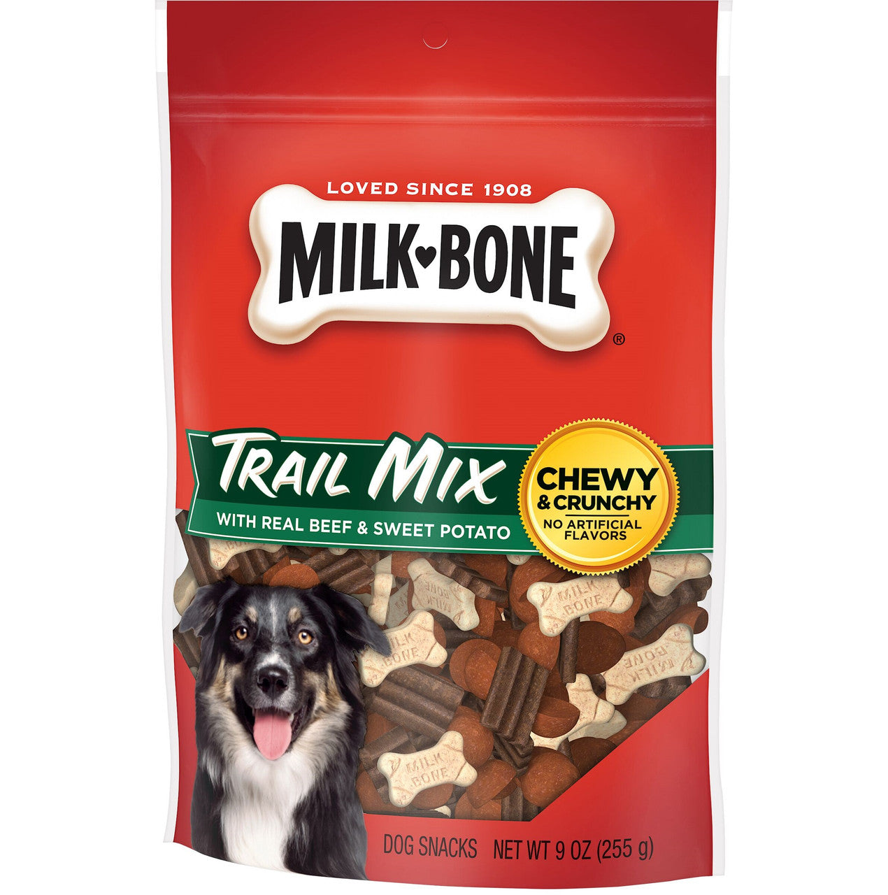 Milk-Bone Trail Mix Dog Treats Beef & Sweet Potato Mini 9oz