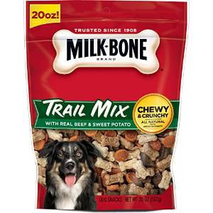 Milk Bone Trail Mix W/Real Beef & Sweet Potato 4/20OZ {L + 1} 799007 - Dog