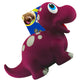 Petsport USA NaturFlex Dinosaur Latex Dog Toy Brontosaurus 9 in, Large 713080180288