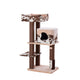 PetPals Cowboy Cat Tree Brown Cow Print 50 in, X-Large 818483017923