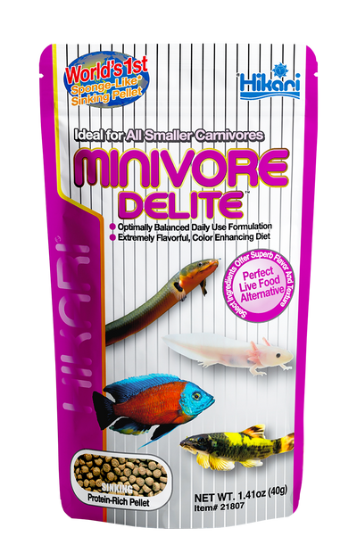 Hikari USA Minivore Delite Fish Food 40 g 042055218078