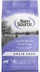 NutriSource Small & Medium Breed Puppy Grain Free Dry Dog Food Turkey 4 lb 073893299783