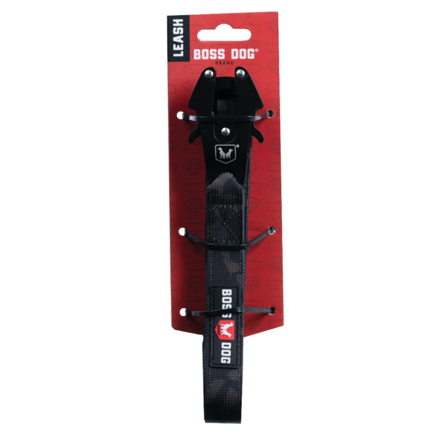 Boss Dog Tactical Dog Leash Black Camo 6 ft 850010391519