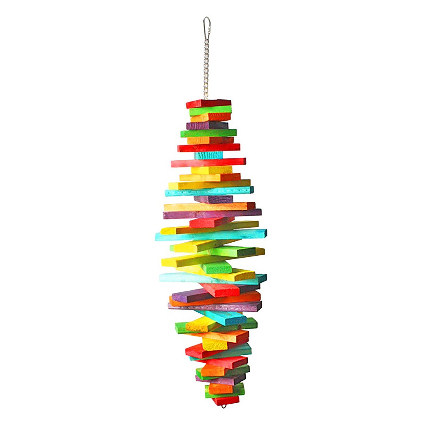 A & E Cages Happy Beaks Spiral Blocks Bird Toy Medium 644472012682