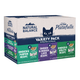 Natural Balance Pet Foods Original Ultra Platefulls Morsels in Gravy Wet Cat Food Pouch Variety Pack (Chicken & Pumpkin, Chicken & Liver, Chicken & Giblets) 2ea/3 oz 723633006828