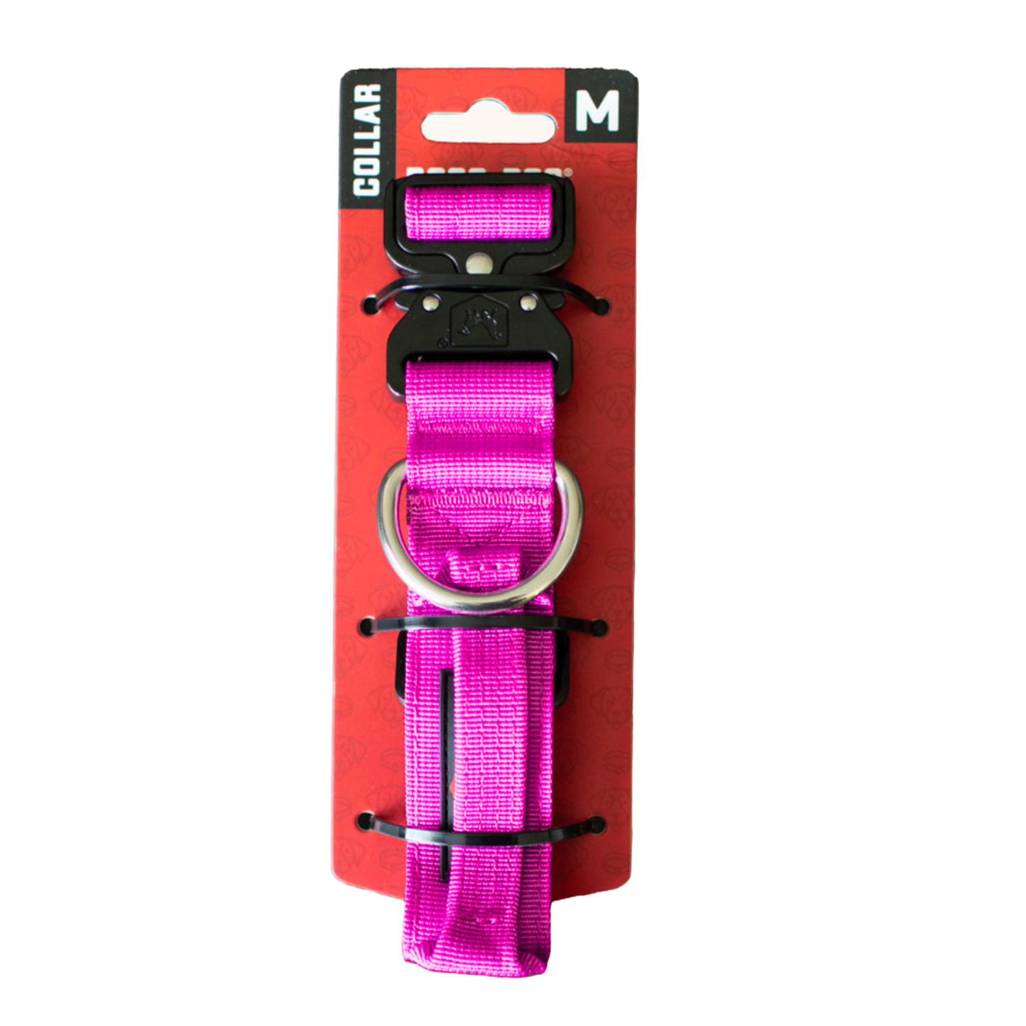 Boss Dog Tactical Adjustable Dog Collar Hot Pink Medium 850036272946