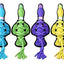 Multipet Cross-ropes Duck (assorted Colors) 11.5" {L+2x} 784369434385