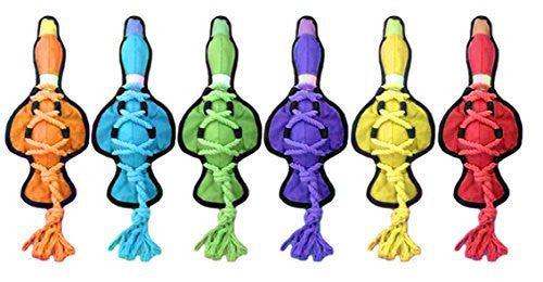 Multipet Cross-ropes Duck (assorted Colors) 11.5" {L+2x} 784369434385