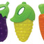 Multipet Harvesters Rubber Dog Toy Vegetables Assorted 5
