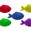 Multipet Lobberz Fish Squeak Throw Float Fetch Toy Assorted 7 in