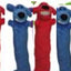 Multipet Loofa Jumbo Dog Toy Assorted 24