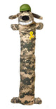 Multipet Loofa Support Our Troops Dog Toy Multi - Color 18