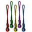 Multipet Nuts for Knots 20in Rope Tug Dog Toy With Tennis Ball Assorted LG