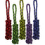 Multipet Nuts for Knots Rope Tug with Braid Assorted 16 in - Dog