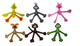 Multipet Skele - Ropes Dog Toy Frog Assorted 15