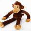 Multipet Swingin Safari Dog Toy Monkey Assorted 22