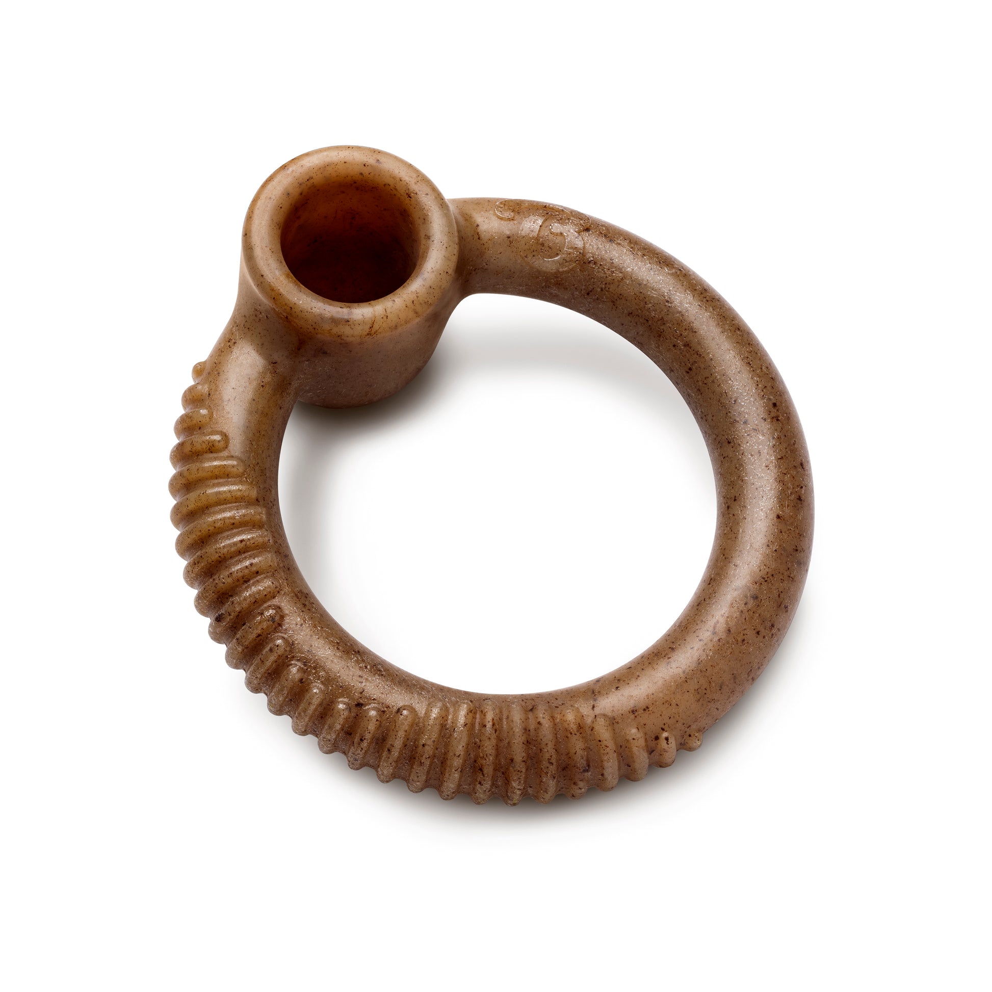 Benebone Ring Durable Dog Chew Toy Bacon Medium 854111004958