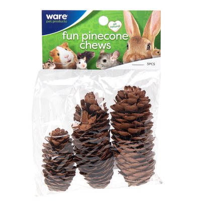 Ware Pet Products Pinecone Small Animal Chews 3 ct 791611104200