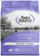 NutriSource Small & Medium Breed Puppy Grain Free Dry Dog Food Turkey 12 lb 073893299776