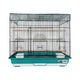 A & E Cages Happy Beaks 2-Tone Flat Top Bird Cage Green & Black 2ea/26In X 14In X 23 in, 2 pk 644472009163
