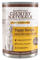 Grandma Mae's Country Naturals Puppy Recipe Wet Dog Food Chicken 12ea/13 oz 850042318164