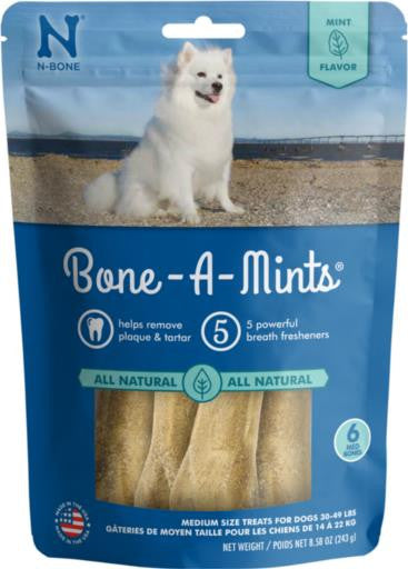 N-Bone Bone-A-Mints Wheat Free Multipack Medium 6 Ct. {L+1x} 575053 657546621628