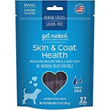 N - Bone Get Naked Skin & Coat Dental Chew Stick Small 6.2Z {L + 1} 575059 - Dog