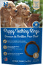 N - Bone Puppy Teething Rings Peanut Butter Flavor 6 pack - Dog