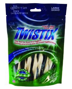 N - Bone Twistix Vanilla Mint Large 5.5z {L + 1x} 575011 - Dog
