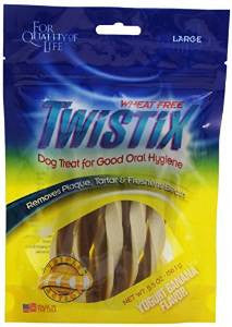 N - Bone Twistix Yogurt & Banana Large 5.5Z {L + 1} 575152 - Dog