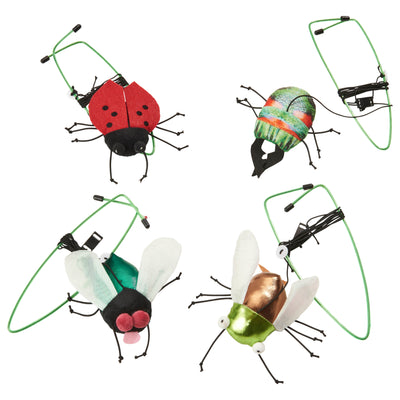 Spot Buzzing Insect A-door-able Cat Toy Assorted Color 077234521922