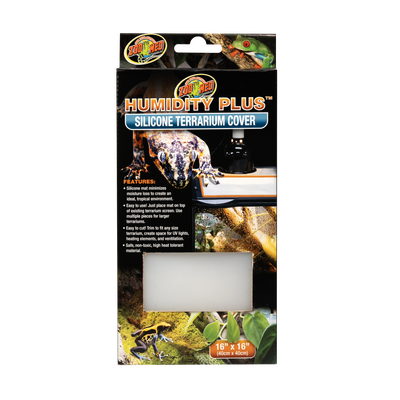 Zoo Med Humidity Plus Silicone Terrarium Cover 16In X 16 in 097612092080